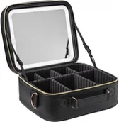 Lusterka do makijażu - Enne Glow up travel makeup mirror and bag with LED light - miniaturka - grafika 1