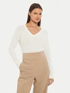 Swetry damskie - Gant Sweter 4803187 Écru Regular Fit - miniaturka - grafika 1