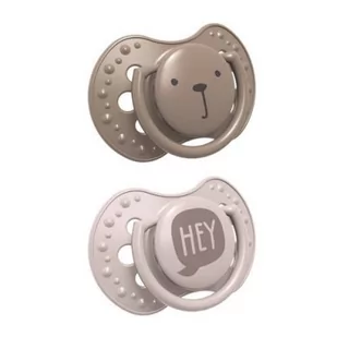 Canpol babies LOVI dynamiczny silikonowy smoczek uspokajający Hey Girl 0-3 m 22/885 x 2 szt - Kubki dla dzieci - miniaturka - grafika 2