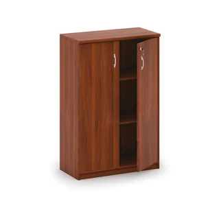 B2B Partner Szafa biurowa Mirelli A+, 800 x 400 x 1200 mm, orzech CF F07414 SS-881 - Szafy biurowe - miniaturka - grafika 1
