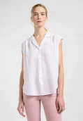 Koszule damskie - LEE CAP SLEEVE SHIRT BRIGHT WHITE 112365044 XL - miniaturka - grafika 1