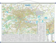 Atlasy i mapy - Kraków mapa ścienna, 1:20 500 - Księgarnie ArtTarvel: KRAKÓW - ŁÓDŹ - POZNAŃ - WARSZAWA Compass - miniaturka - grafika 1