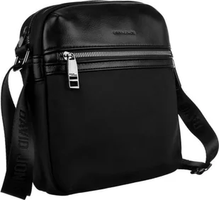 David Jones Sportowa listonoszka damska na szerokim, logowanym pasku ! - Torebki damskie - miniaturka - grafika 1