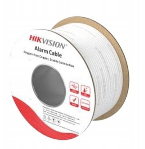 Hikvision Kabel ochronny 4x0.22 miedziany ekranowany, LSZH, Eca, 100m rolka