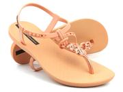 Klapki i japonki damskie - Gumowe sandały damskie typu japonki - IPANEMA 83183, różowe - Ipanema - miniaturka - grafika 1