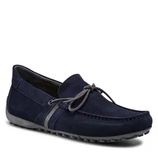 Mokasyny damskie - Geox Mokasyny U Snake Moc E U2507E 00022 C4002 Navy - grafika 1