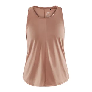 Damska koszulka bez rękawów CRAFT CORE ESSENCE SINGLET W 1911243-791000 – Brązowy - Koszulki i topy damskie - miniaturka - grafika 1