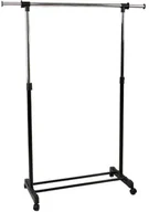 Wieszaki i stojaki - Czarny regulowany wieszak na kółkach C5-N09 - miniaturka - grafika 1