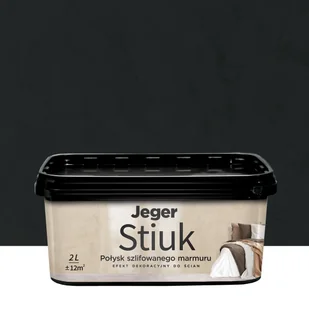 Efekt dekoracyjny STIUK 2 l kolor nr nr 7 Carbon JEGER - Tynki - miniaturka - grafika 1
