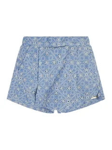 Guess Szorty materiałowe J3RD20 WF6Q0 Niebieski Loose Fit - Spodenki damskie - miniaturka - grafika 1