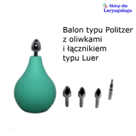 Akcesoria medyczne - Balon typu Politzer 08-191 Metech - miniaturka - grafika 1