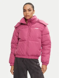 Fila Kurtka zimowa FAW0549 Różowy Regular Fit - Kurtki damskie - miniaturka - grafika 1