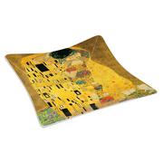Talerze - Easy Life/Nuova R2S, Paterka Szklana 13X13Cm Gustav Klimt/Kiss - miniaturka - grafika 1