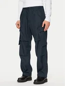 Spodnie męskie - G-Star Raw Spodnie materiałowe R-3N D25224 862 Granatowy Straight Fit - miniaturka - grafika 1