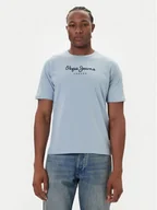 Koszulki męskie - Pepe Jeans T-Shirt Eggo N PM509979 Niebieski Regular Fit - miniaturka - grafika 1