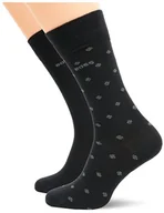 Skarpetki męskie - BOSS Męskie skarpety regularne, czarny (Black1), 43-46 - miniaturka - grafika 1