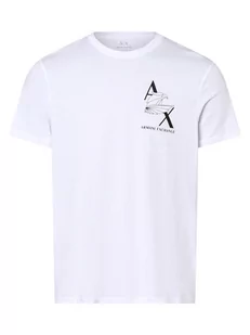 Armani Exchange - T-shirt męski, biały - Koszulki męskie - miniaturka - grafika 1