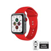 Paski - Crong Liquid - Pasek do Apple Watch 42/44/45/49 mm (czerwony) - miniaturka - grafika 1