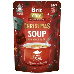 BRIT Cat Christmas Soup Fish 75g - Mokra karma dla kotów - miniaturka - grafika 1
