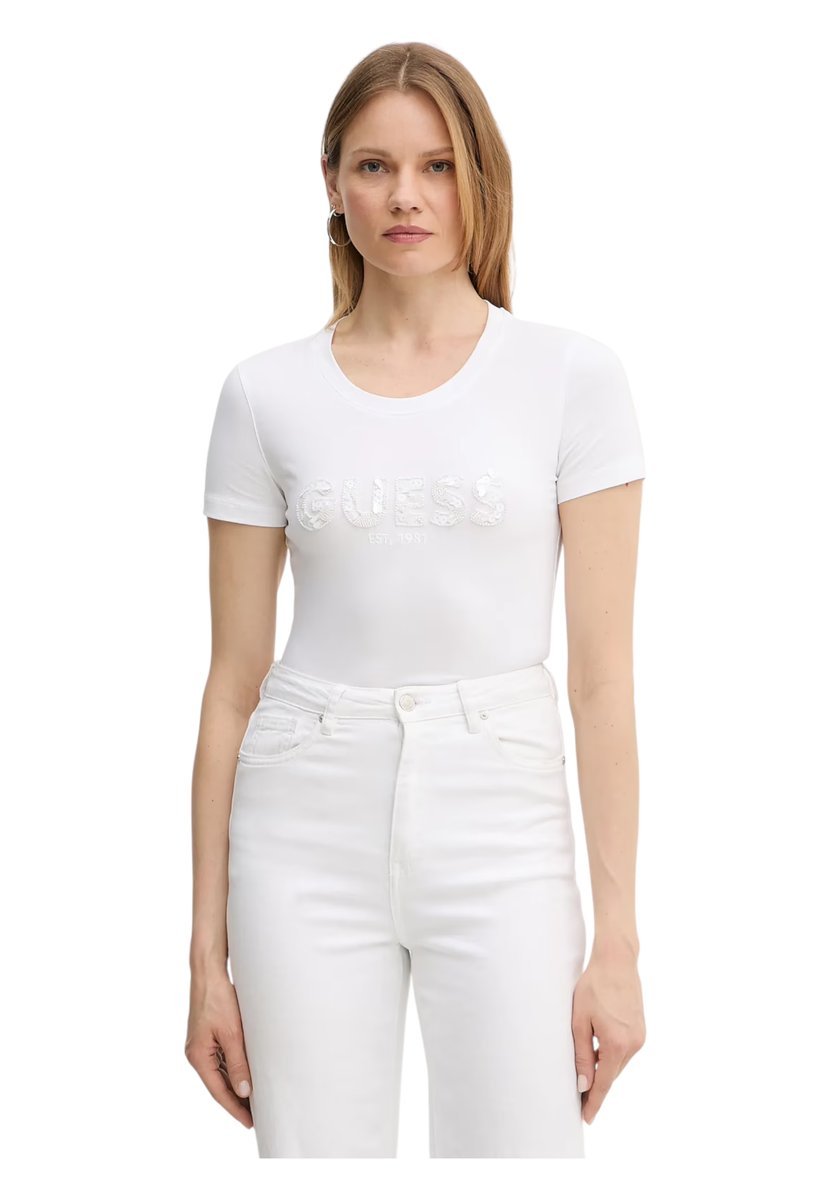 T-shirt vestibilità slim Donna Guess