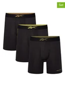 Majtki męskie - Reebok Bokserki (3 pary) "Hutton" w kolorze czarnym - miniaturka - grafika 1