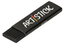 Gumka Slim artistick czarna - Gumki biurowe - miniaturka - grafika 1
