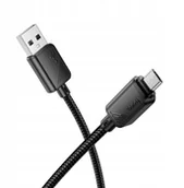 Kable USB - Kabel USB A do Micro USB Hoco 2,4A 1 m X113 czarny - miniaturka - grafika 1