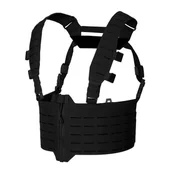 Odzież taktyczna i umundurowanie - Direct Action - Kamizelka Chest Rig WARWICK Zip Front® - Czarna - Cordura 500D - CR-WRWZ-CD5-BLK - miniaturka - grafika 1