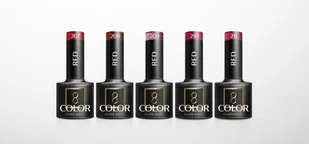 OCHO NAILS Lakier hybrydowy red 204 -5 g - Lakiery hybrydowe - miniaturka - grafika 9