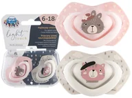 Smoczki uspokajające - CANPOL BABIES SMOCZEK SYMETRYCZNY USPOKAJAJĄCY BONJOUR PARIS 6-18m - miniaturka - grafika 1