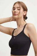 Koszulki i topy damskie - Calvin Klein top kąpielowy kolor czarny KW0KW02653 - miniaturka - grafika 1
