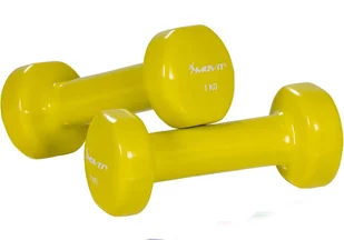 Movit Zestaw 2 x Hantle winylowe 1 kg - Hantle i ciężarki - miniaturka - grafika 1