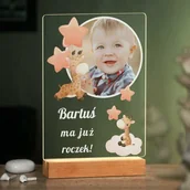 Ramki na zdjęcia - Lampka ramka XL z wydrukiem na szkle akrylowym i podświetleniem LED - miniaturka - grafika 1