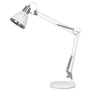 Lampy stojące - Italux Lampka biurkowa Jesso 1 x 40 W E27 white HN2145A WH - miniaturka - grafika 1