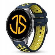 Akcesoria do smartwatchy - PASEK SILIKONOWY 22mm - GRANATO-ŻÓŁTY - miniaturka - grafika 1