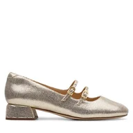 Półbuty damskie - Półbuty Clarks Daiss 30 26181312 Złoty - miniaturka - grafika 1