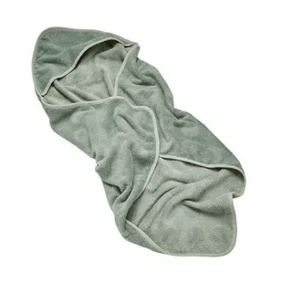 LEANDER - ręcznik z kapturem, zielony - Okrycia kąpielowe dla dzieci - miniaturka - grafika 1