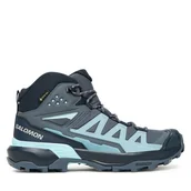 Buty trekkingowe damskie - Trekkingi Salomon X Ultra 360 Mid Gore-Tex L47745100 Zielony - miniaturka - grafika 1