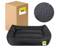 Legowiska dla psów - Wodoodporne Legowisko Dla Psa i Kota L 70x50 cm Miękka Kanapa - Ciemny Szary - miniaturka - grafika 1