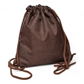 Plecaki worki - Worko plecak plecako worek workoplecak wodoodporny brązowy - miniaturka - grafika 1