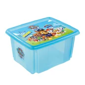 Pudła i pojemniki do przechowywania - Skrzynka obrotowa KAROLINA, 30L, Psi Patrol, niebieska - miniaturka - grafika 1