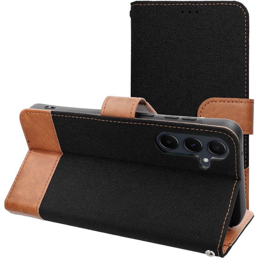 Kabura JEANS Book do SAMSUNG S25 Edge czarny
