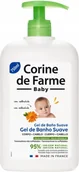 Kosmetyki kąpielowe dla dzieci - Corine De Farme Baby Delikatny żel pod prysznic 750 ml - miniaturka - grafika 1