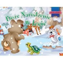 Olesiejuk Sp. z o.o. Boże Narodzenie w lesie. Rozkładanki praca zbiorowa - Powieści i opowiadania - miniaturka - grafika 1