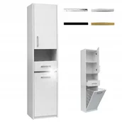 Szafki łazienkowe - Szafka Łazienkowa Stojąca Z Koszem szer.40cm 272K - miniaturka - grafika 1