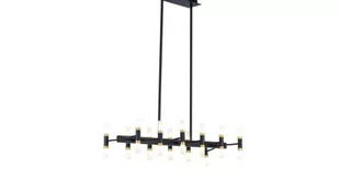 Lumina Deco Deco NOWOCZESNA LAMPA WISZĄCA RICHMOND PRO W24 DECO LDP 6035-24-PRO (BK+GD) - Lampy sufitowe - miniaturka - grafika 1