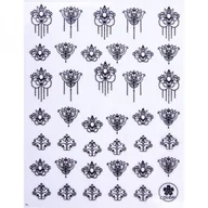 Ozdoby do paznokci - Naklejki na paznokcie samoprzylepne Ornamenty 174 - miniaturka - grafika 1