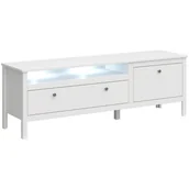 Szafki RTV - Biała Podświetlana Szafka Rtv P9-B94 - miniaturka - grafika 1