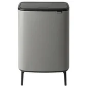 Kosze na śmieci - Brabantia Kosz na śmieci Bo Touch Bin Hi 60 l szary matowy 130281 - miniaturka - grafika 1