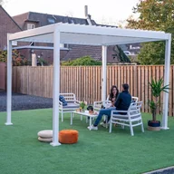 Kratki i pergole - Pergola tarasowa ogrodowa 3x4 Premium White - Gutroof - miniaturka - grafika 1